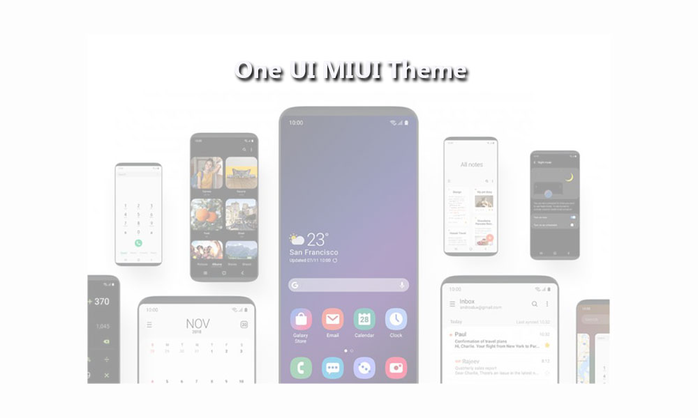 Download Samsung One UI MIUI Theme for Xiaomi Phones