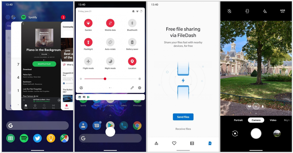First Look: OxygenOS 10 based on Android Q [Screenshot]