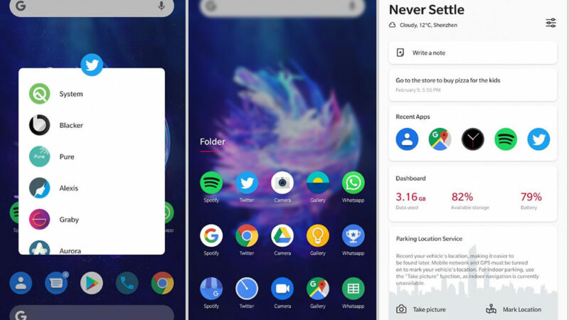 First Look: OxygenOS 10 based on Android Q [Screenshot]