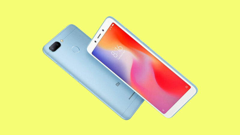 Download MIUI 10.3.4.0 Global Stable ROM for Redmi 6 [V10.3.4.0.OCGMIXM]