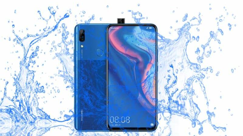 Did Huawei P Smart Z support waterproof or splash proof rating?