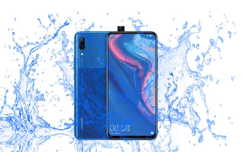 Did Huawei P Smart Z support waterproof or splash proof rating?