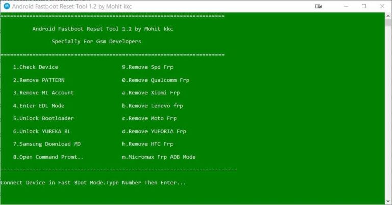 android fastboot reset tool v1.2 by mohit kkc android fastboot reset tool v1.2 by mohit kkc