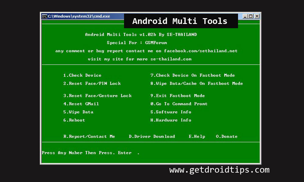 Android fastboot reset tool v1.2 download free