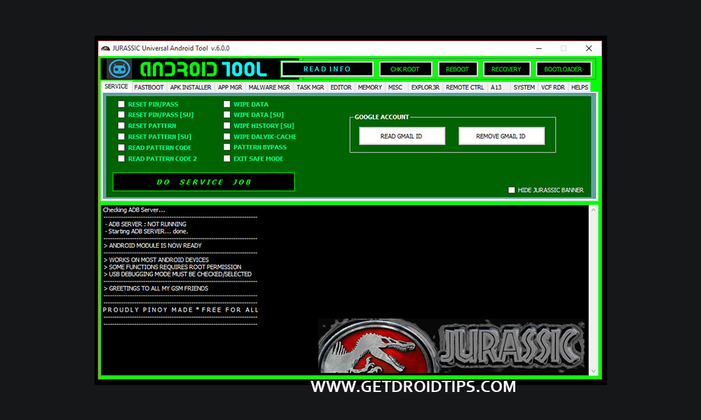 Download Jurassic Universal Android Tool - Latest Version Online