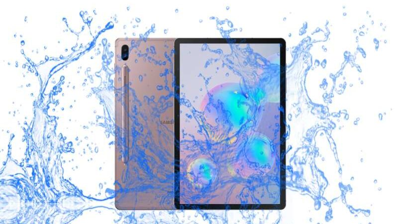 Is Samsung Galaxy Tab S6 waterproof tablet in 2019?