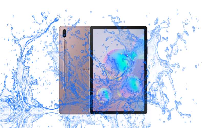 Is Samsung Galaxy Tab S6 waterproof tablet in 2019?