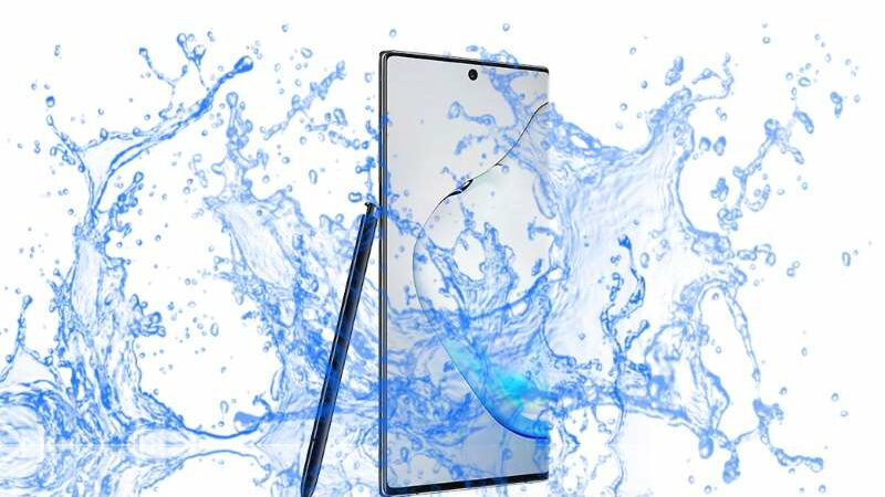 Is Samsung Galaxy Note 10 and 10 Plus waterproof device?