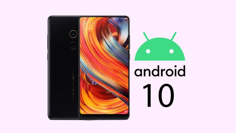 Download and install AOSP Android 10 Q ROM for Xiaomi Mi Mix 2
