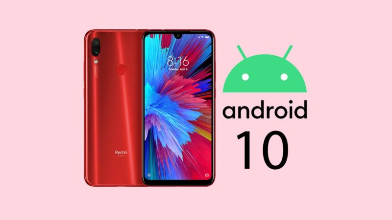 Download and install AOSP Android 10 ROM for Xiaomi Redmi Note 7