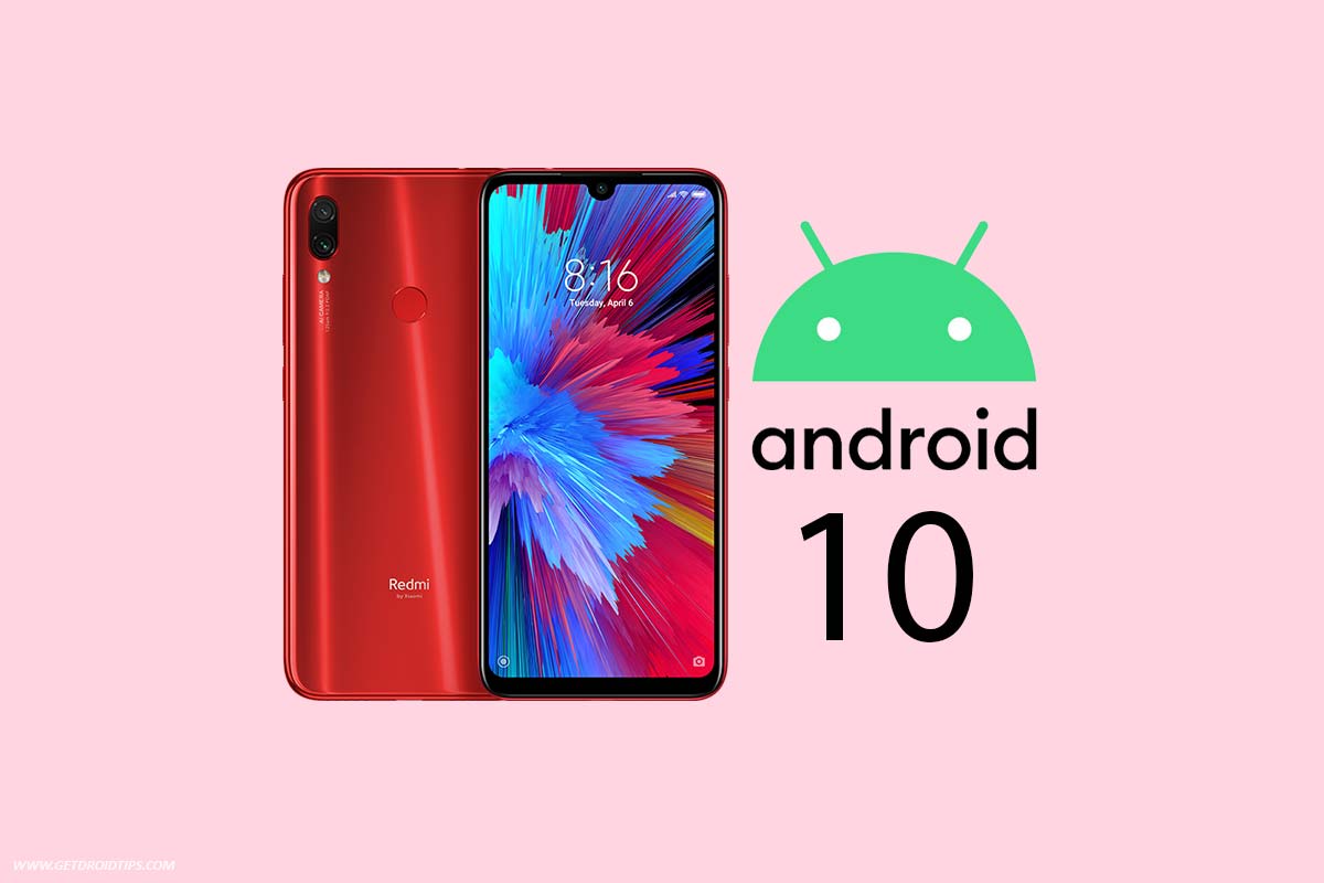 Download and install AOSP Android 10 ROM for Xiaomi Redmi Note 7