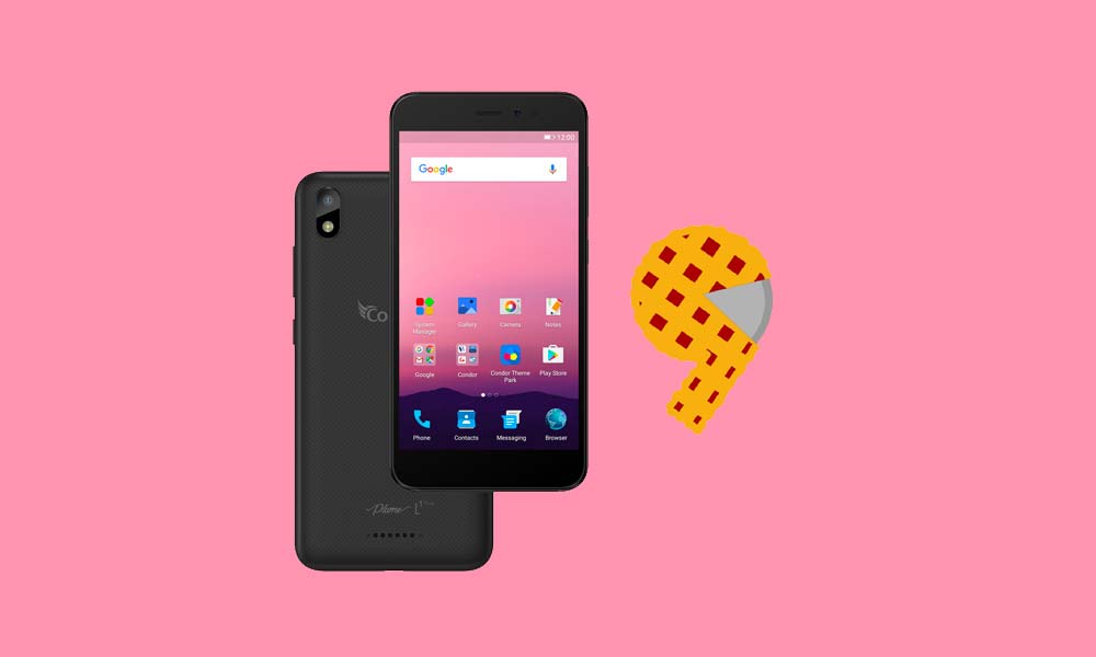 How to Install AOSP Android 9.0 Pie on Condor Plume L1 Plus [GSI Phh-Treble]