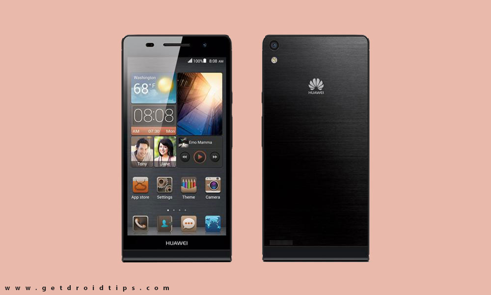 How to Install Stock ROM on Huawei Ascend P6 EDGE-U00 [Firmware flash file]