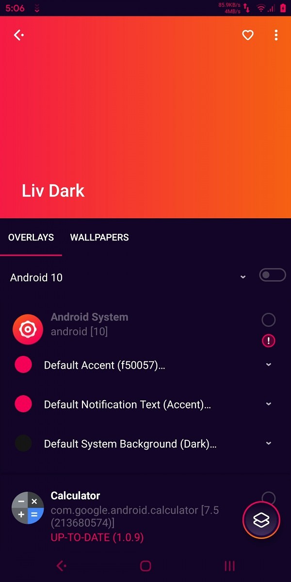 Substratum Theming APK for Android 10