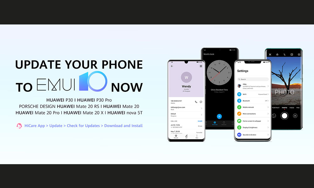 How to install EMUI 10 using HiCare app
