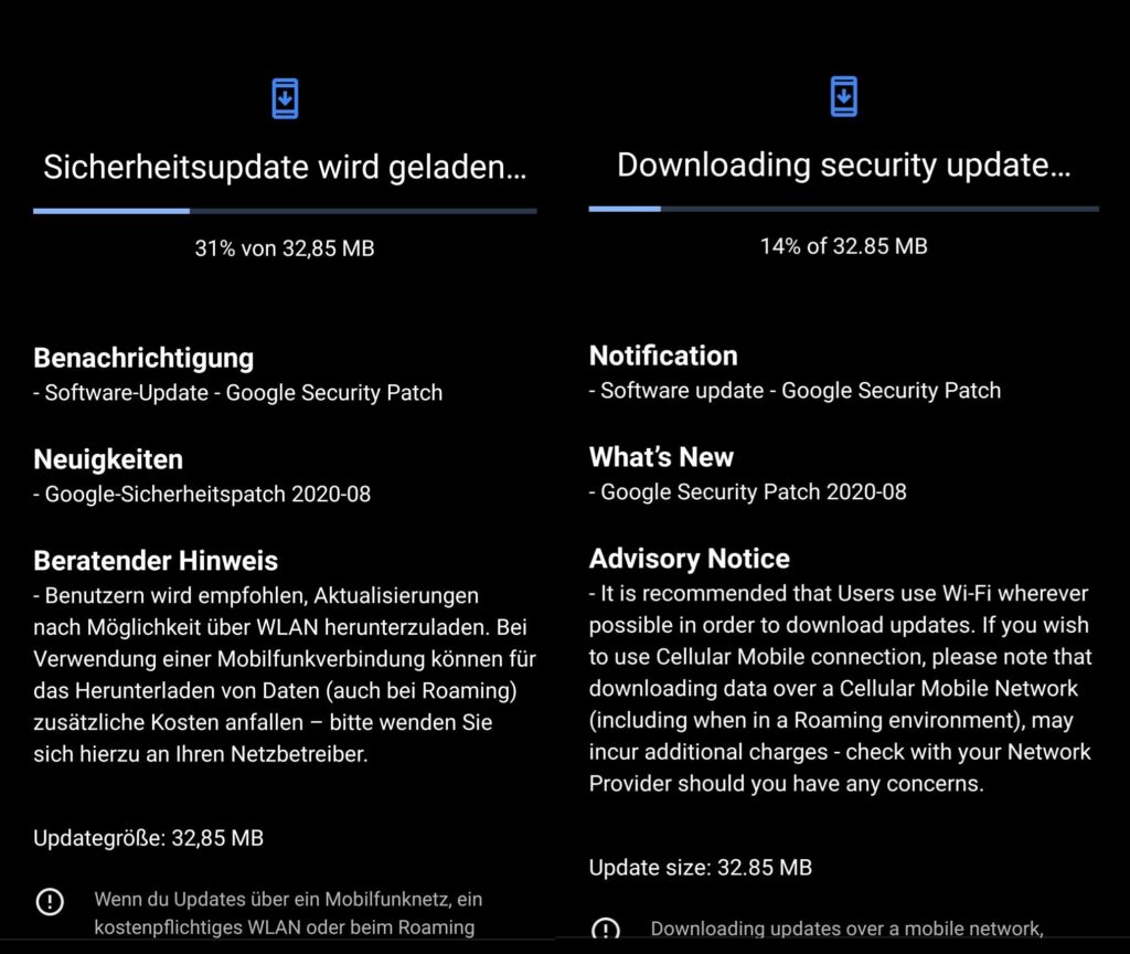 Nokia 9 Pureview August 2020 patch