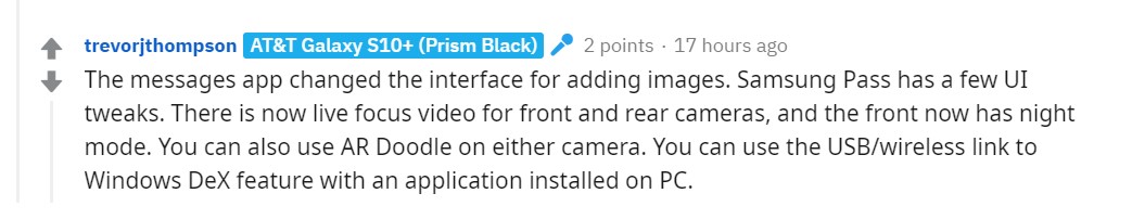 At T Galaxy S10 October 2019 Patch G970usqs2bsip G973usqs2bsip And G975usqs2bsip
