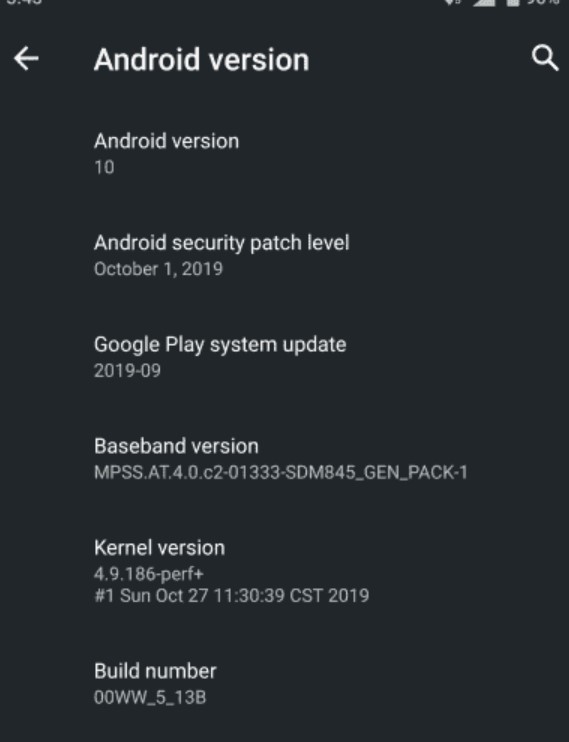 Nokia 9 Pureview Android 10