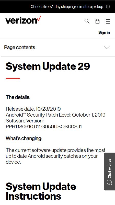 Galaxy S8 Verizon