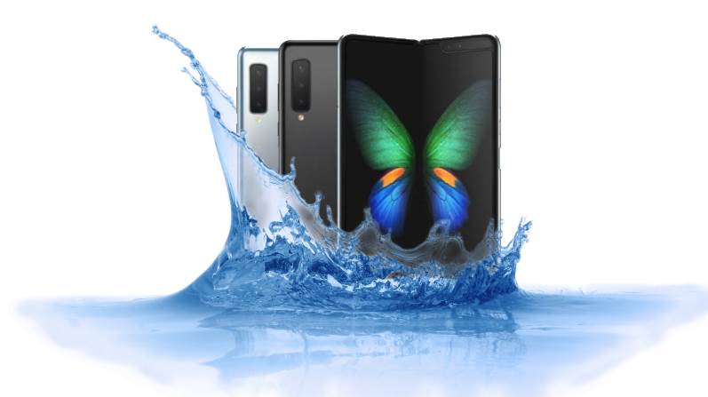 Is Samsung Galaxy Fold waterproof foldable device?