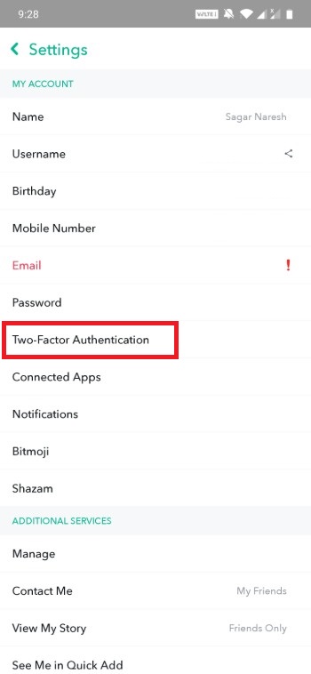 Two Factor Authentication