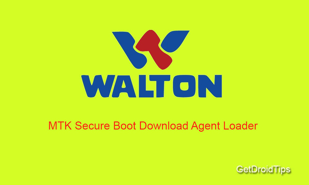 Download Walton MTK Secure Boot Download Agent loader Files [MTK DA]