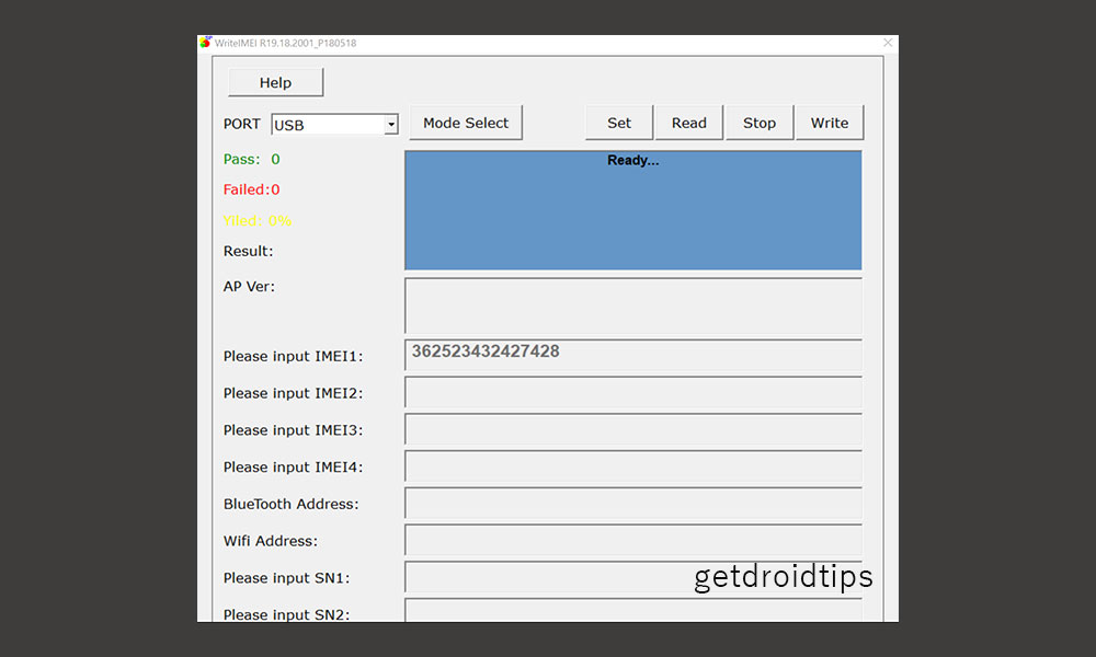 Download WriteIMEI Tool and How to use it to write IMEI on Unisoc / Spreadtrum devices