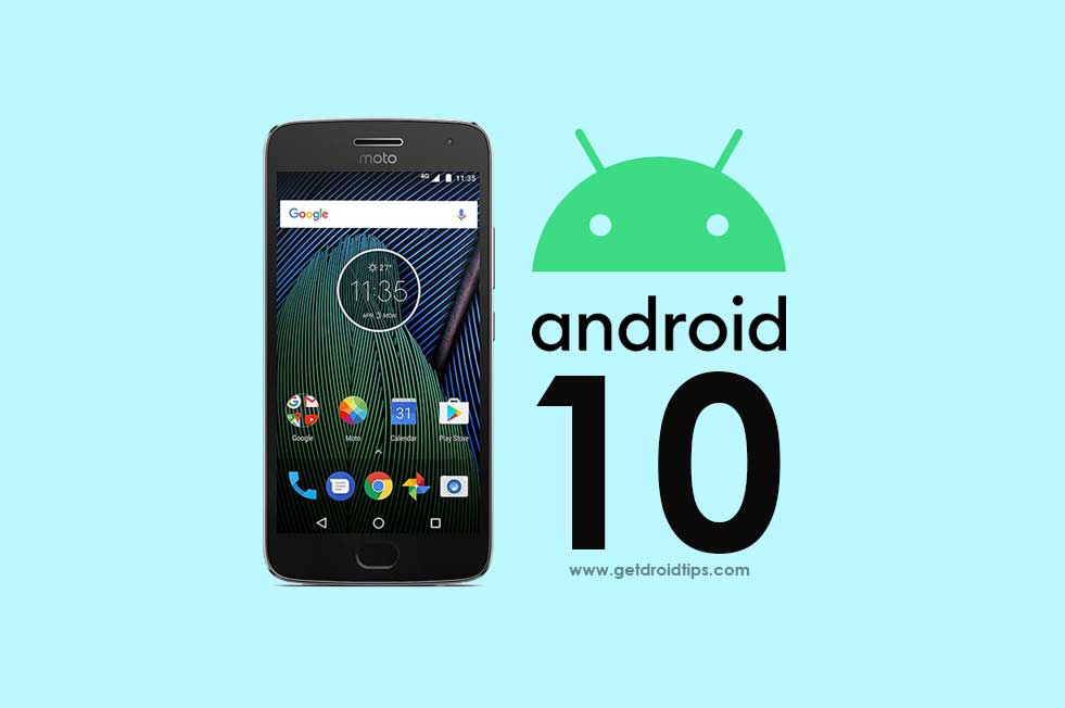 Download and Install AOSP Android 10 Update for Moto G5