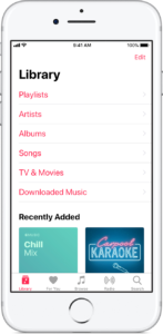 Скачать песни Apple Music на iPhone