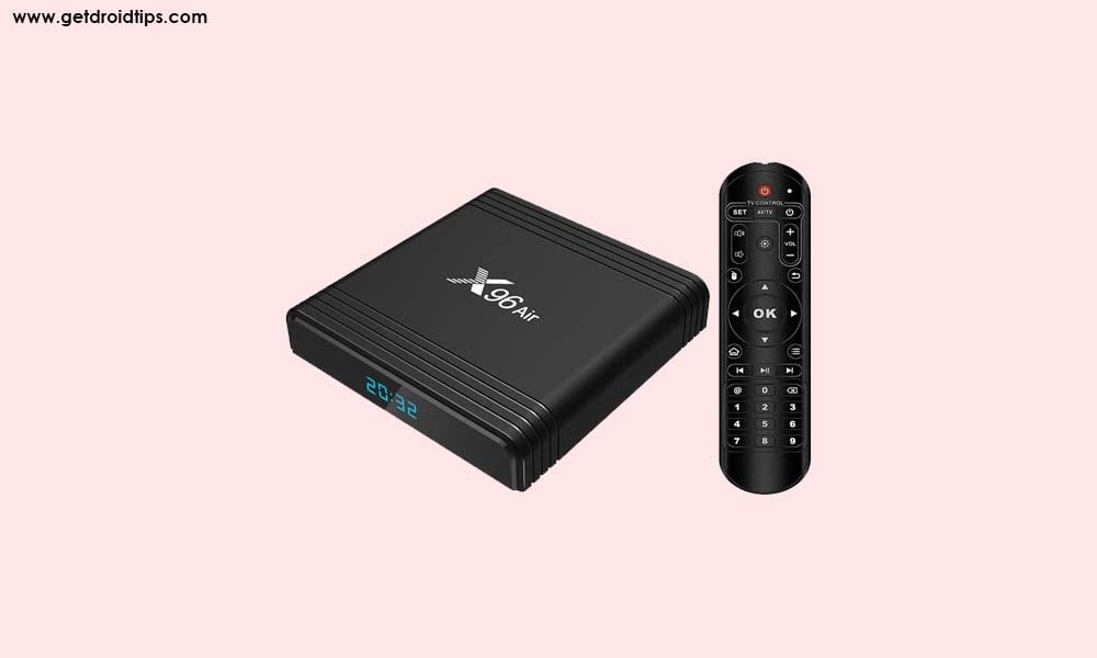 How to Install Stock Firmware on X96 Air TV Box [Android 9.0]