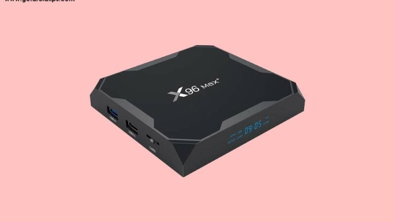 How to Install Stock Firmware on X96 Max Plus TV Box [Android 9.0]