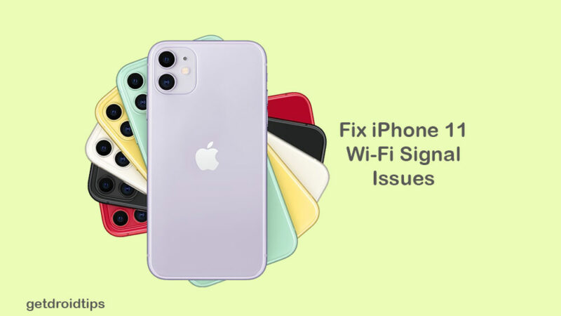 How to fix iPhone 11 with unstable WiFi signal which looses frequently?