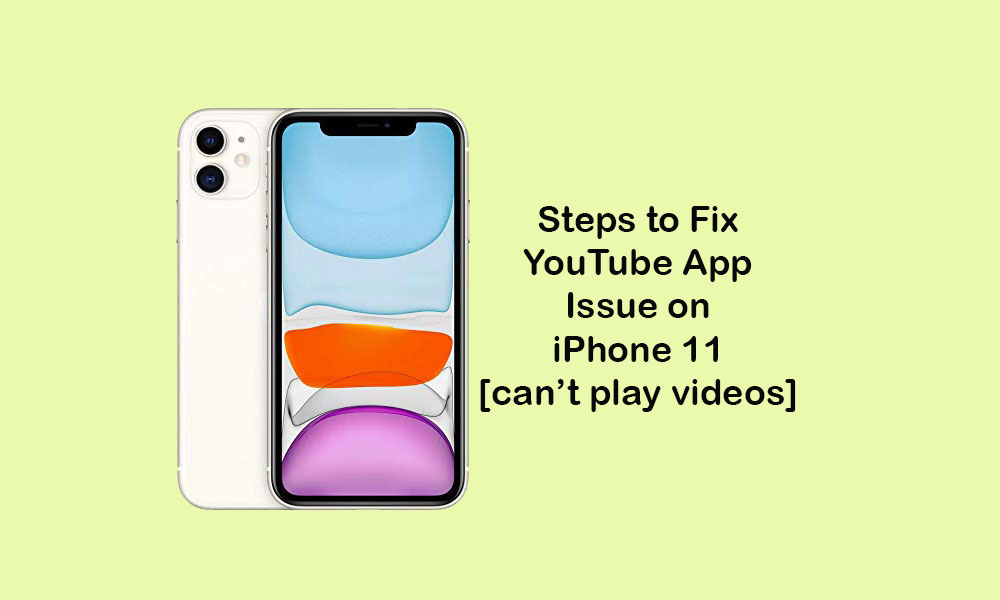 Как исправить, если приложение YouTube не может воспроизводить видео на iPhone 11