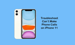 my iphone 11 won't make calls