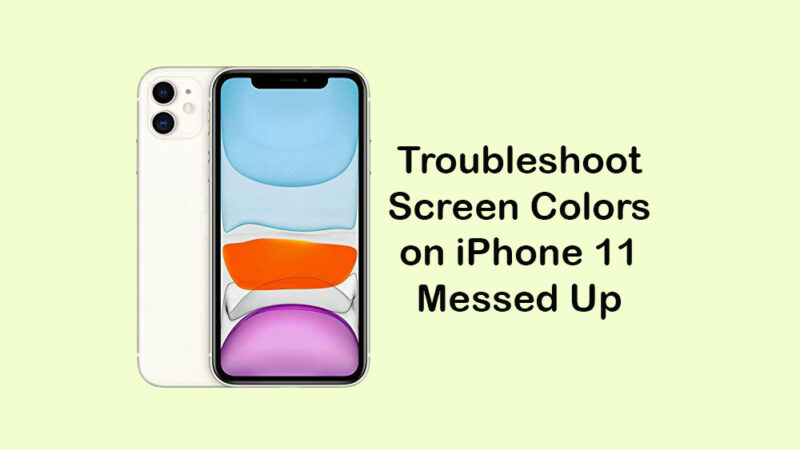Why is my screen colors are messed up on my iPhone 11? [Solved]