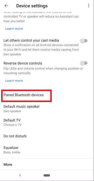 bluetooth paired