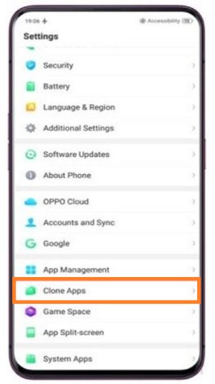 clone apps in coloros