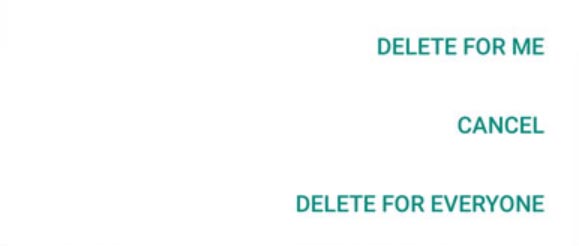 delete WhatsApp messages for everyone