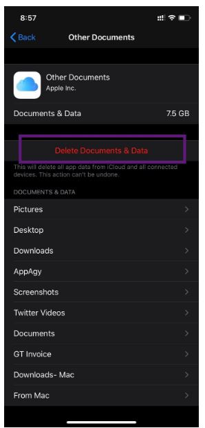 documents icloud