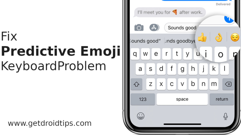 fix predictive emoji keyboard