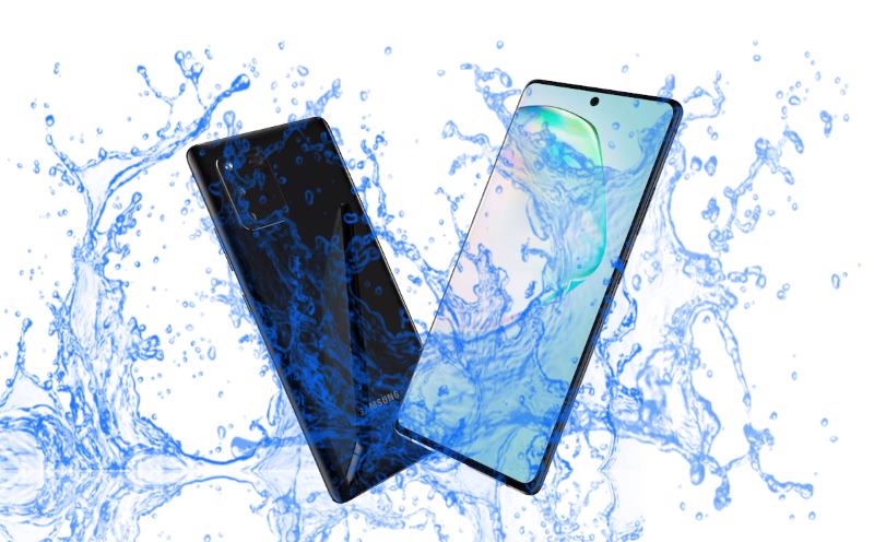 Are Samsung Galaxy S10 Lite and Note 10 Lite have a Waterproof IP rating?
