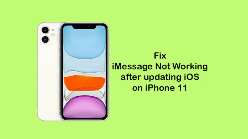 iMessage not working after installing new iOS update on my iPhone 11 (Solved)