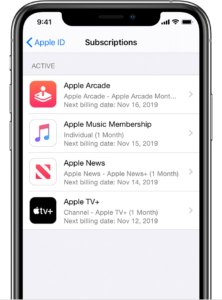 cancel your subscriptions on iPhone or iPad