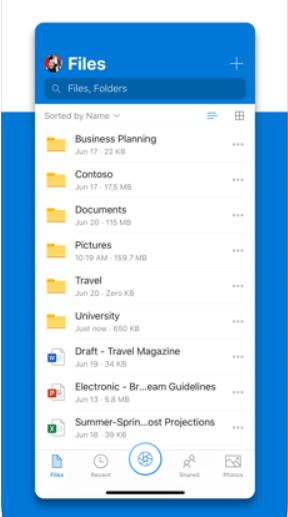 onedrive ui