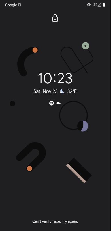pixel face unlock bug