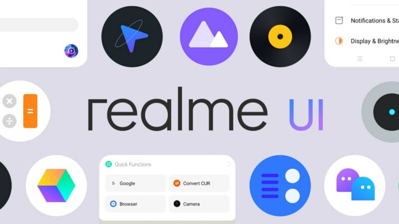 Realme UI interface