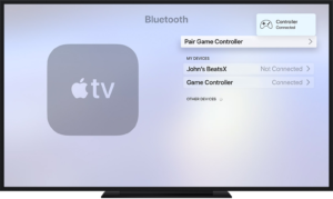 connect Playstation 4 Controller to Apple TV