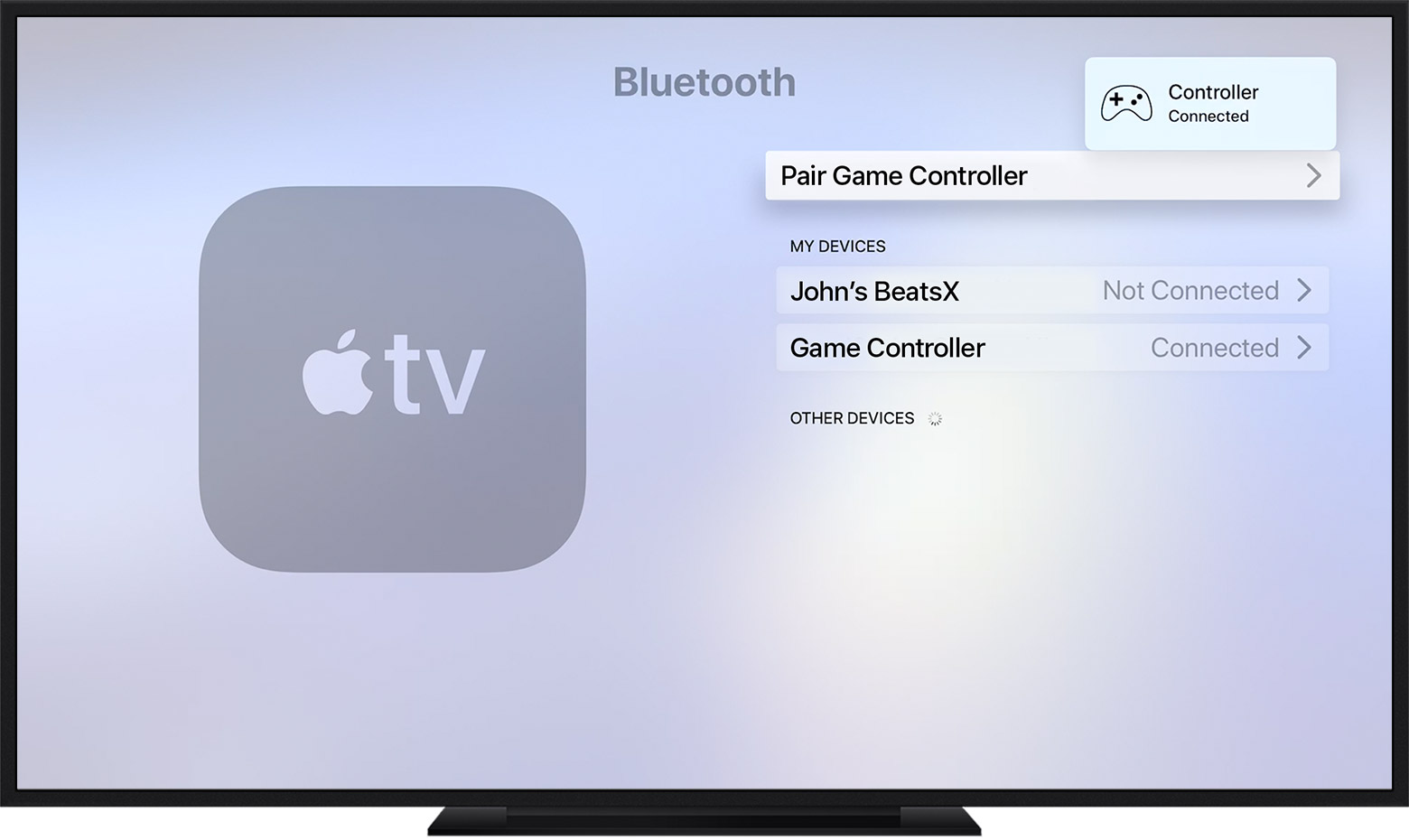 How you can connect Playstation 4's DualShock 4 Controller to Apple TV
