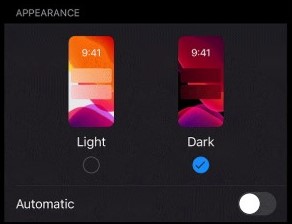 Enable Dark Mode