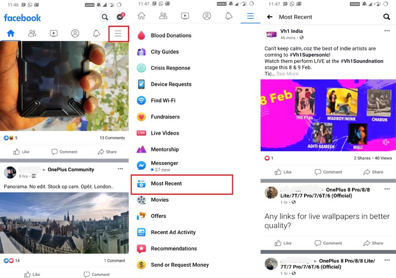 how to view your recent stories on facebook